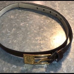 Women’s Anne Klein Brown Belt SZ 28